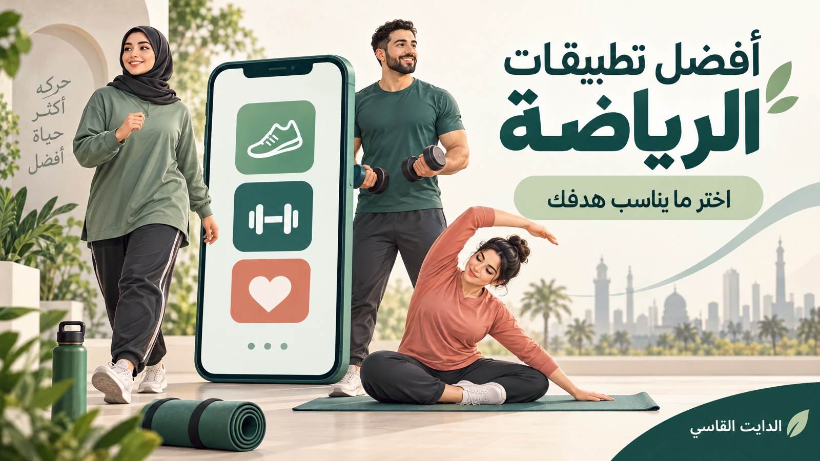 أفضل تطبيقات الرياضة واختيار النشاط المناسب بين المشي والتمارين المنزلية والمقاومة