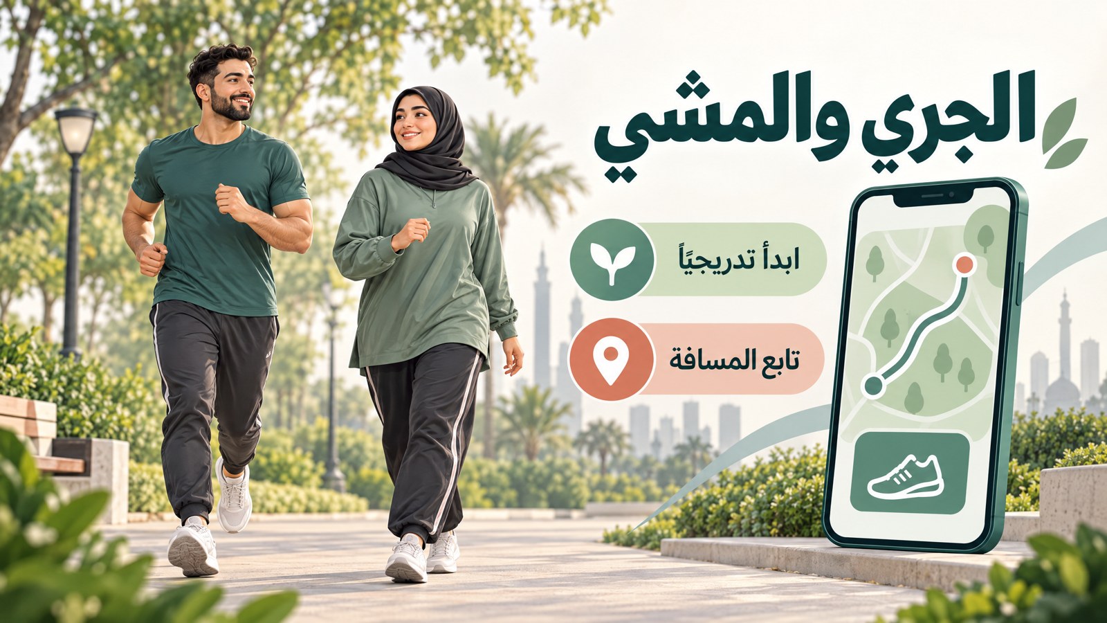 تطبيقات الجري والمشي تساعد على متابعة المسافة وبناء روتين تدريجي